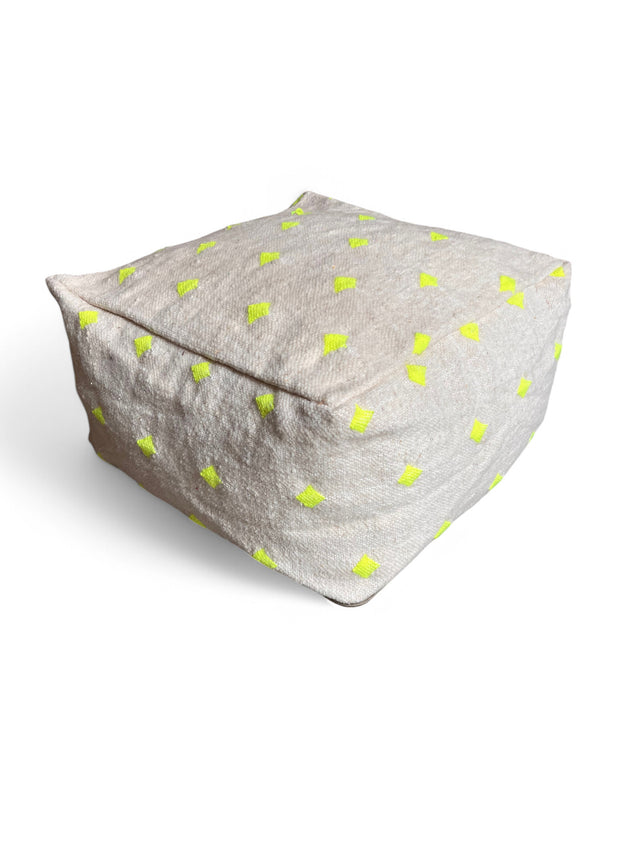 Kleines Bodenkissen - Mona Mini Neongelb