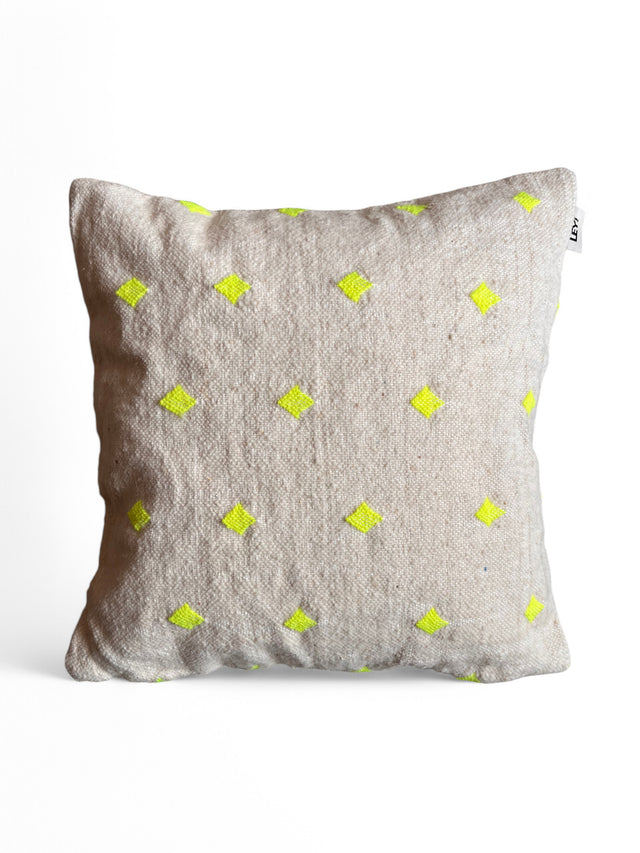 Kissen - Mona Neongelb - 50 x 50