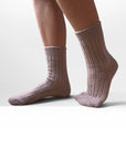 Wollsocken 'SOLA' - Lila