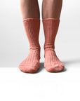Wollsocken 'SOLA' - Terracotta