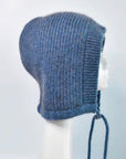 Balaclava 'Alva' aus Wolle - Blau