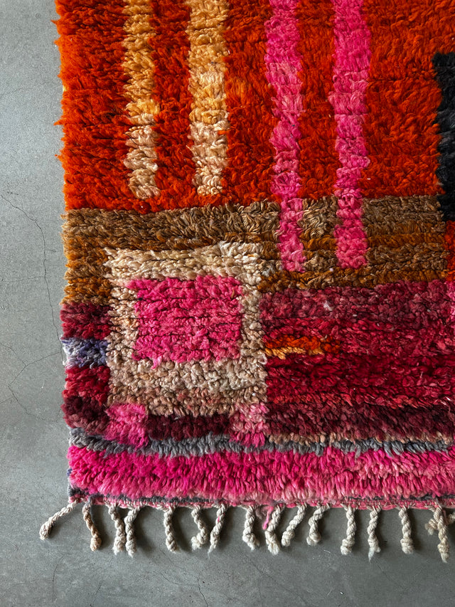 Berber Teppich - Rosa - 1,55 x 2,55m