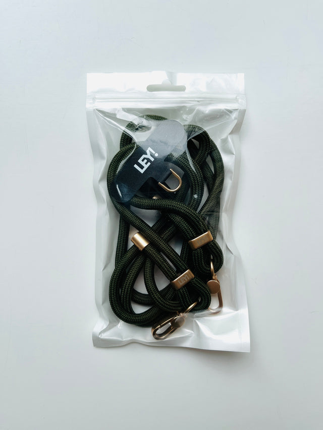 Umhängeband - olivgrün