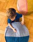 Bodenkissen - Bold Line Round - Nila