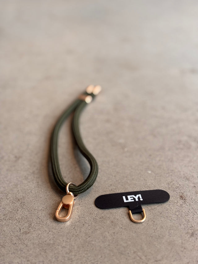 LEY! Schlüsselanhänger Seegrün