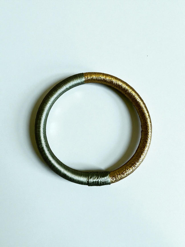 Armreif - Salbei-gold