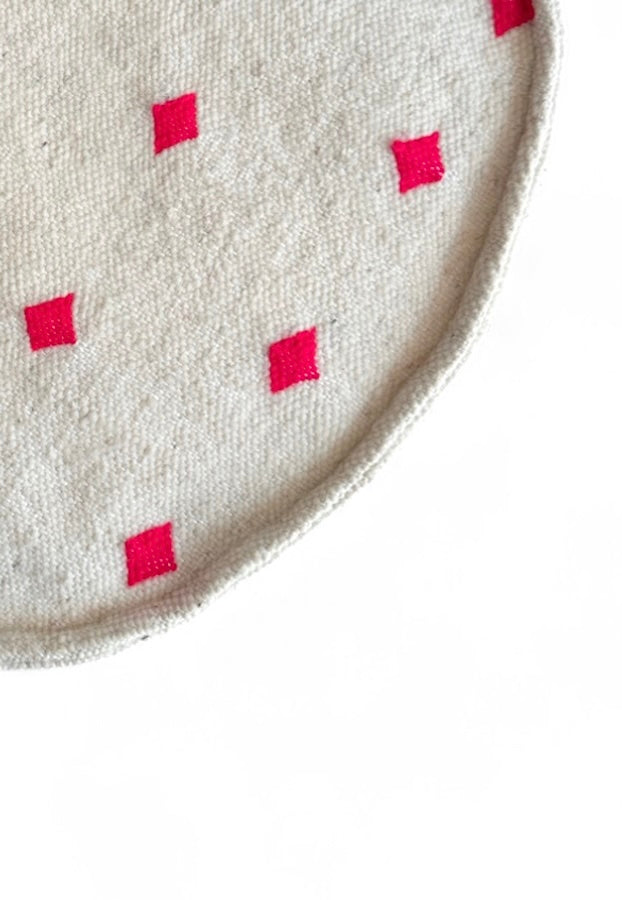 Bodenkissen - Mona pink rund