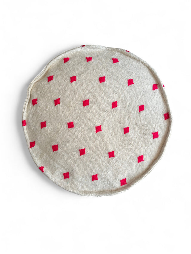 Bodenkissen - Mona pink rund