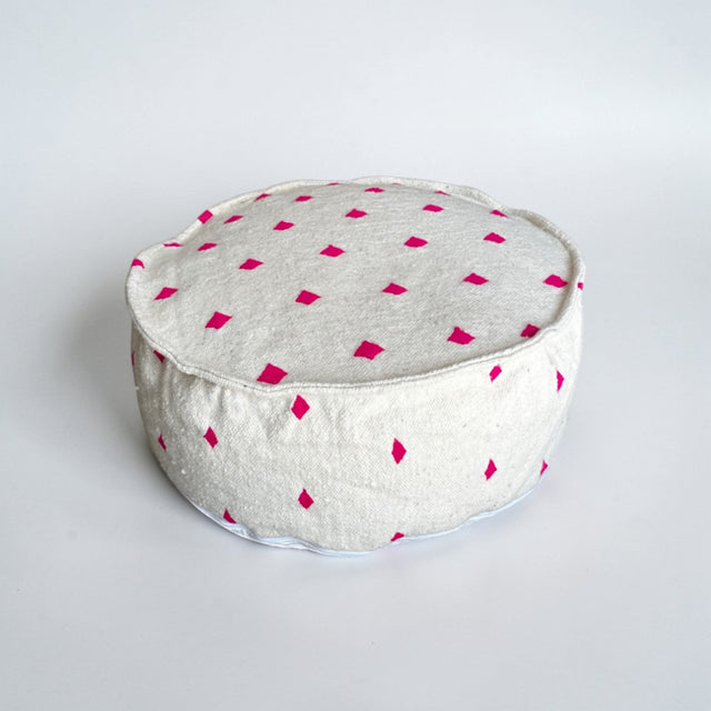 Bodenkissen - Mona pink rund