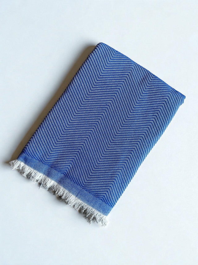 Decke - Leyla Line - blau