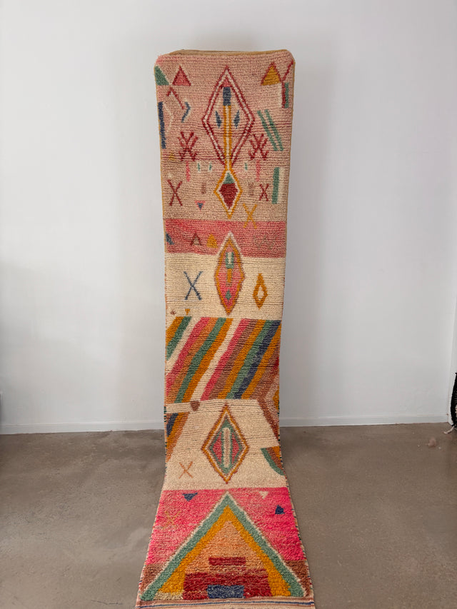 Berber Teppich - Läufer - Fredi - 0,75 x 3,50 m