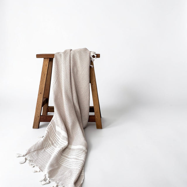 LEY! Plaid - Zickzack - Beige