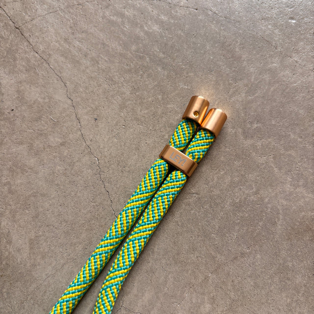 LEY! Schlüsselanhänger Gelb-blau