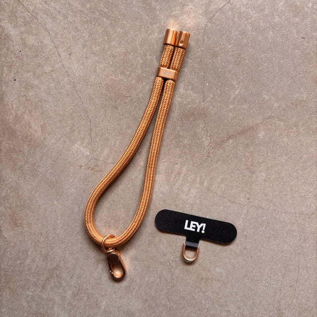LEY! Schlüsselanhänger Gold