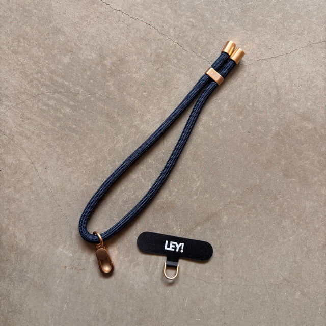 LEY! Schlüsselanhänger Marineblau