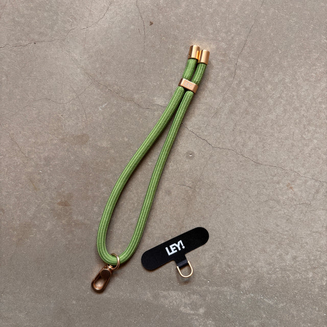LEY! Schlüsselanhänger Olivgrün