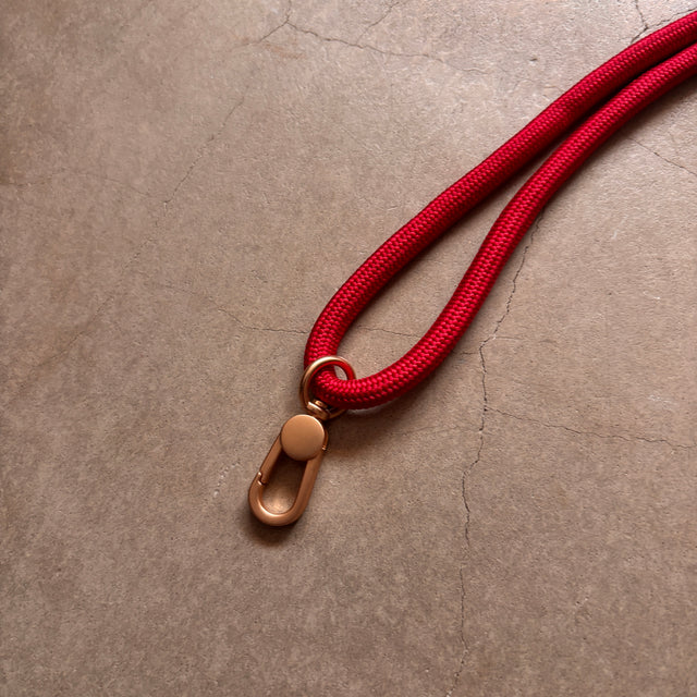 LEY! Schlüsselanhänger Samtrot