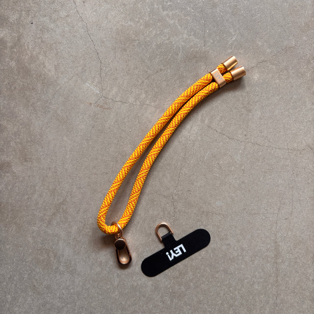 LEY! Schlüsselanhänger Orange-gelb