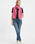 Merino-Wollschal 'NURA' - Pink