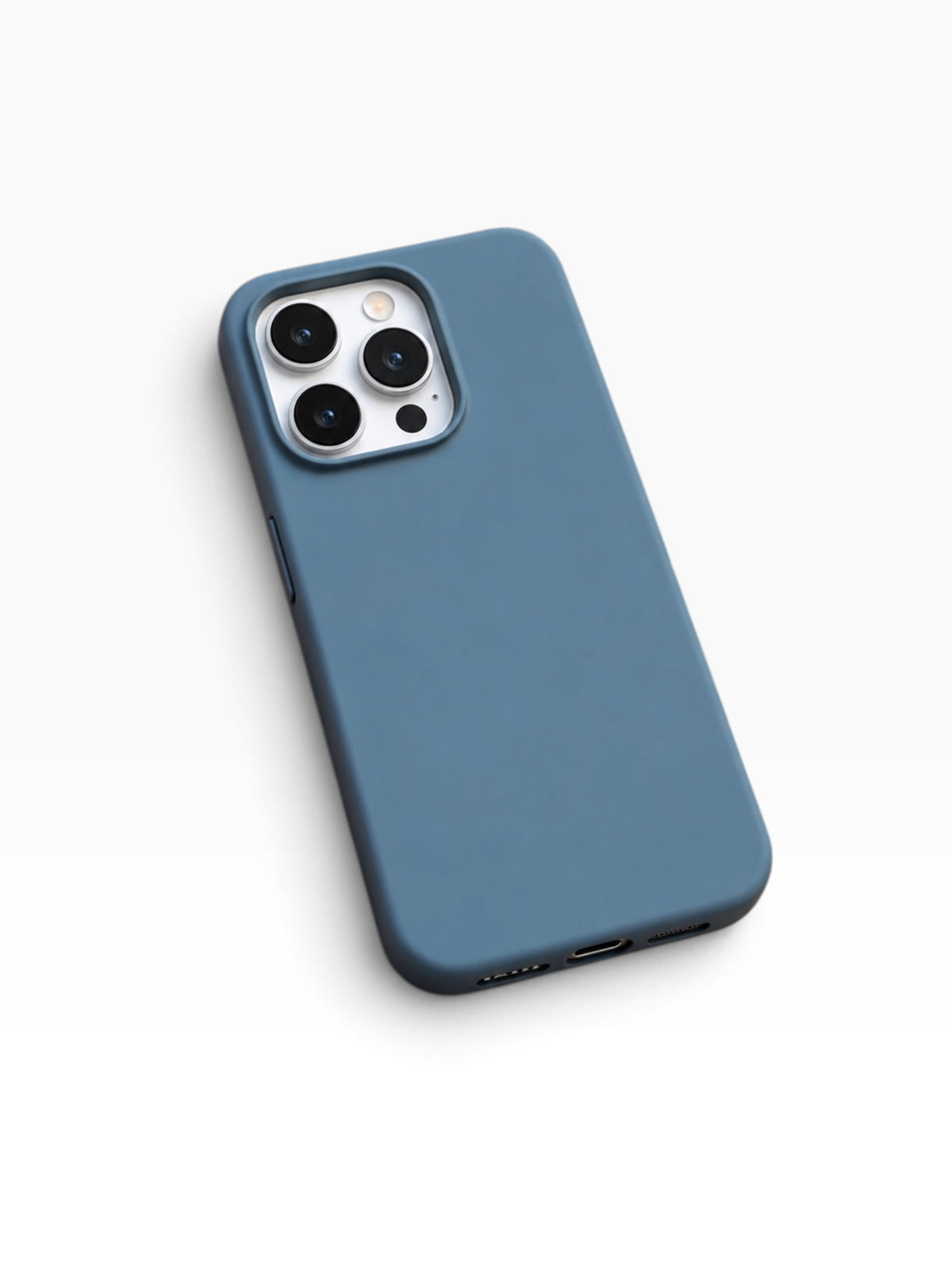 Handyhülle 'NOVA' aus Silikon - Taubenblau -  IPhone 15 Pro, 16 Pro, 17 Pro, 18 Pro