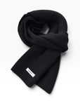 Merino-Wollschal 'NURA' - Schwarz