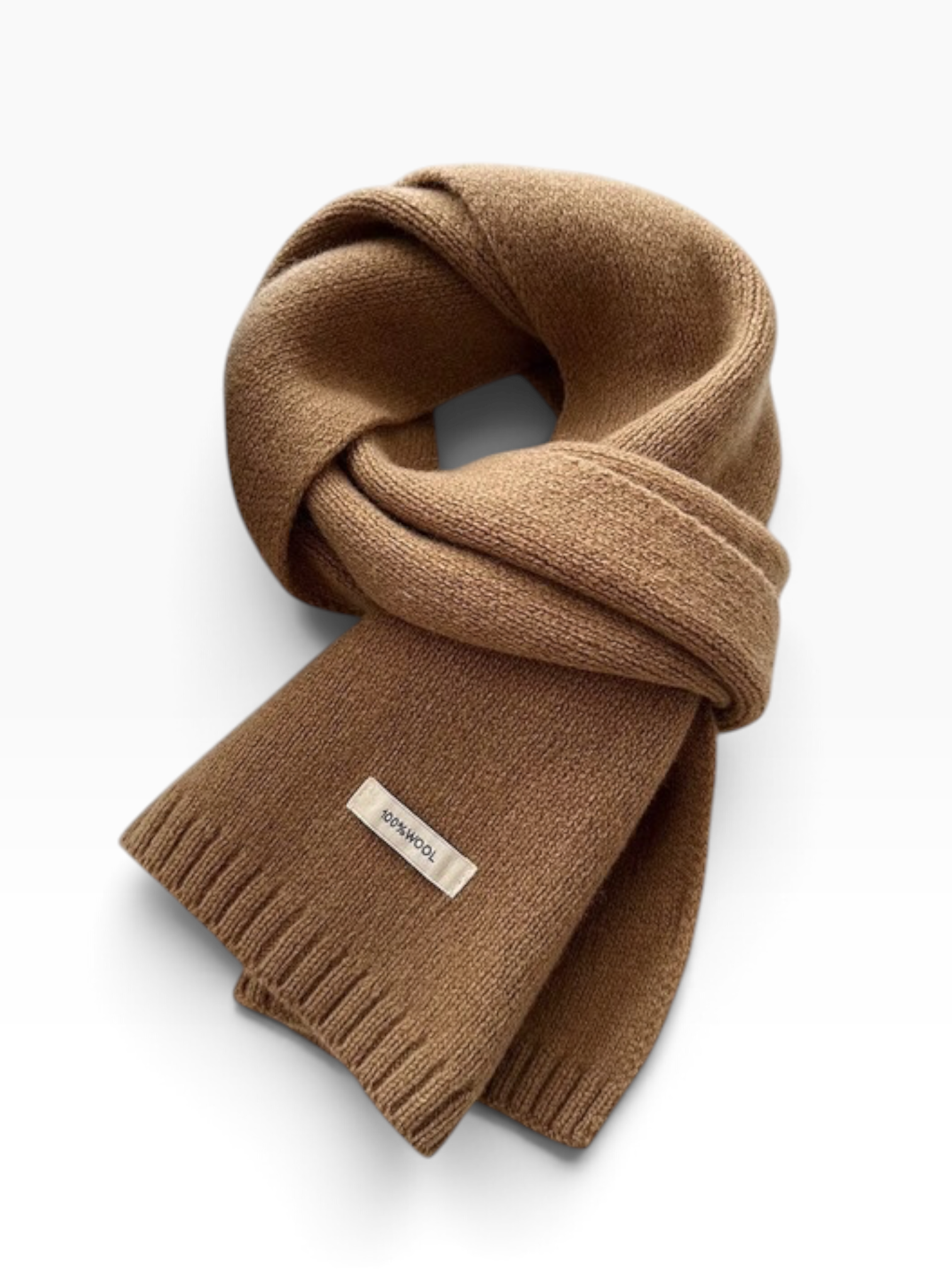 Merino-Wollschal 'NURA' - Sand