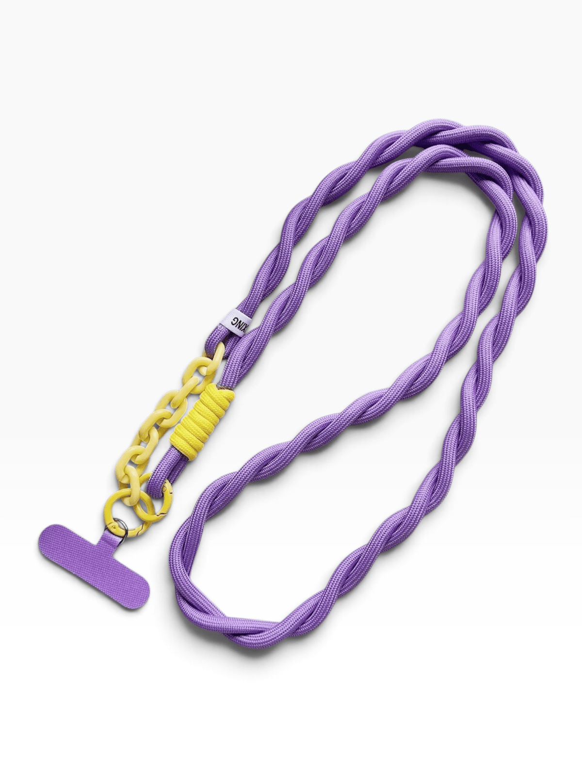 Lange Handykette 'LOLA' - Gelb-Lila