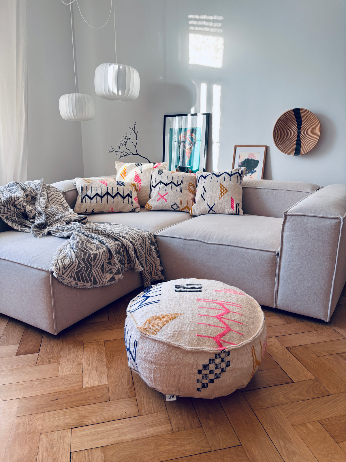 LEY! Kissen - Colorful Line - 40 x 60
