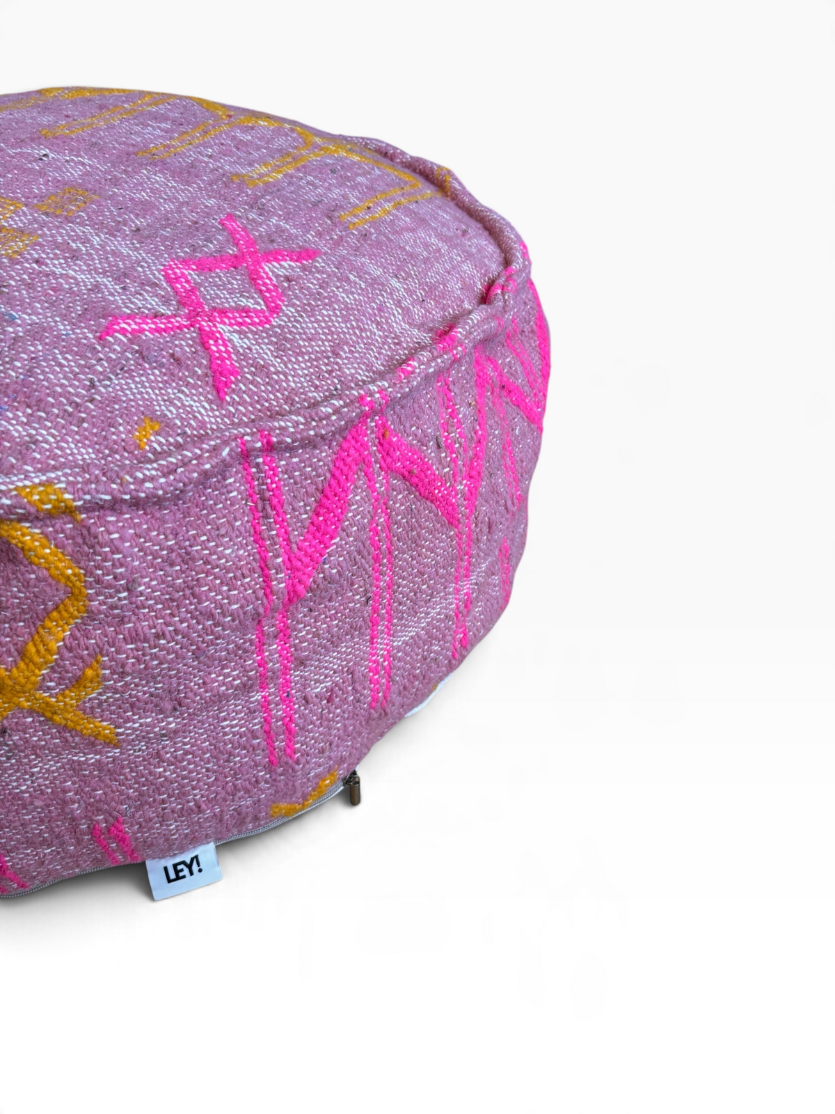 Bodenkissen - Colorful Line Round - Pink Edition