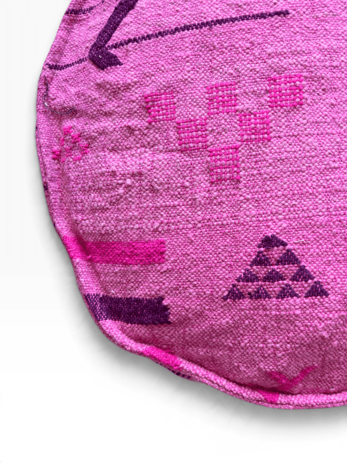Bodenkissen - Colorful Line Round - Pink Edition