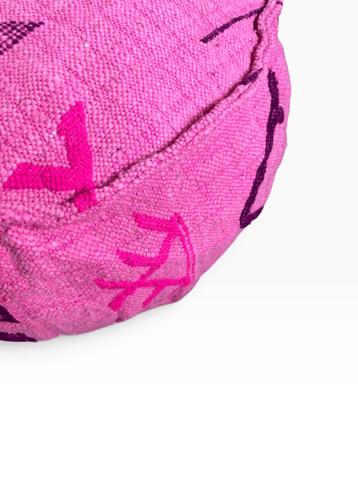 Bodenkissen - Colorful Line Round - Pink Edition