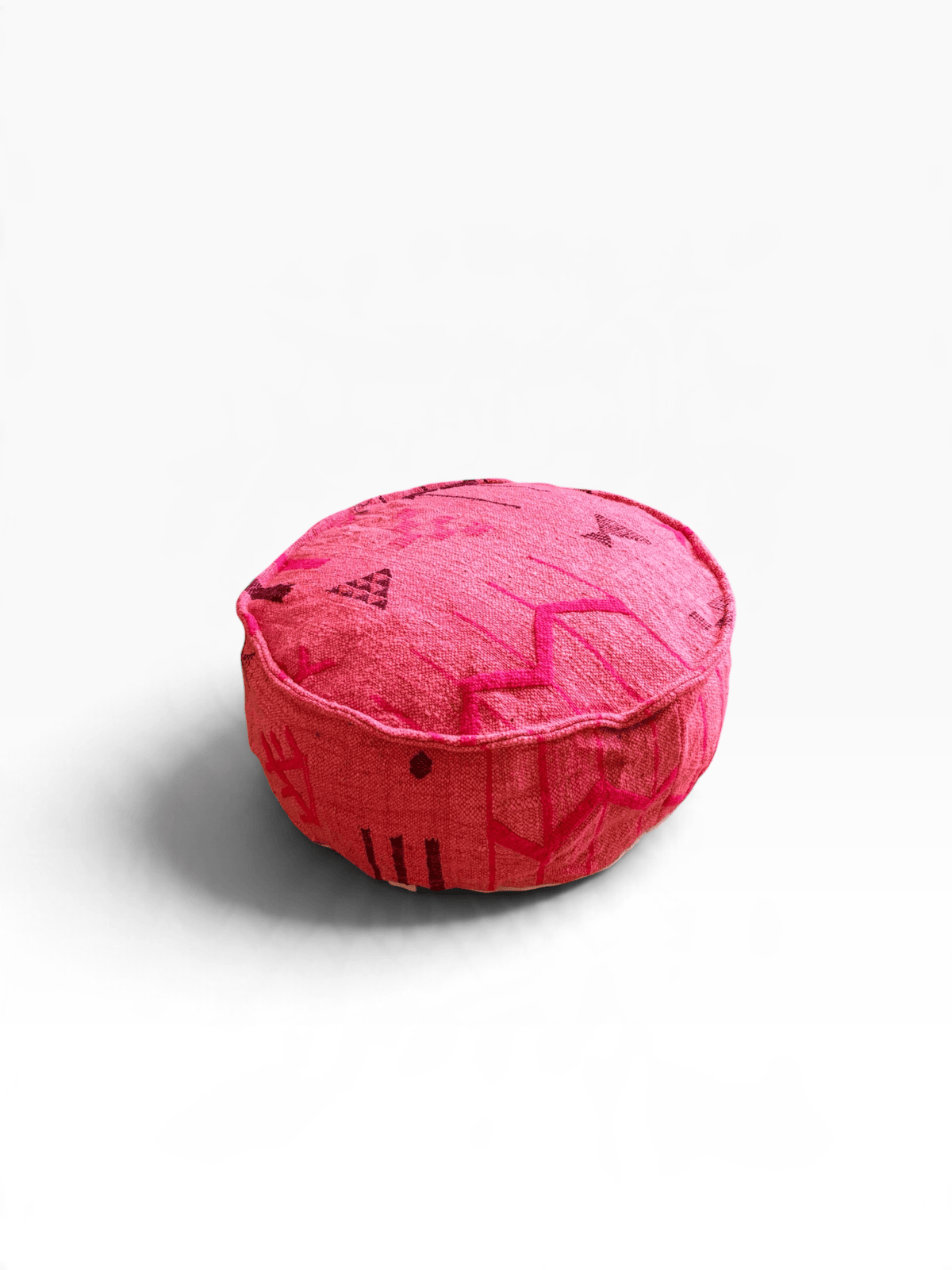 Bodenkissen - Colorful Line Round - Pink Edition