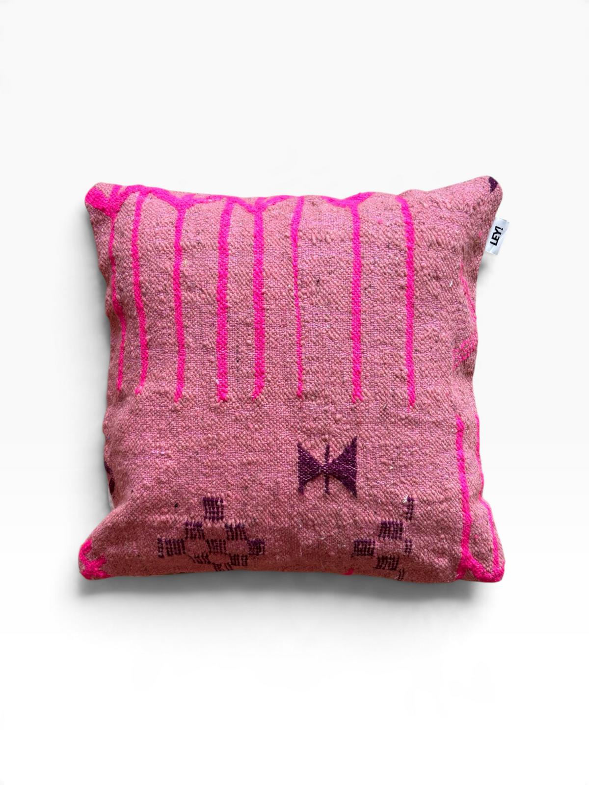 LEY! Kissen - Colorful Line - Terracotta Edition - 50 x 50
