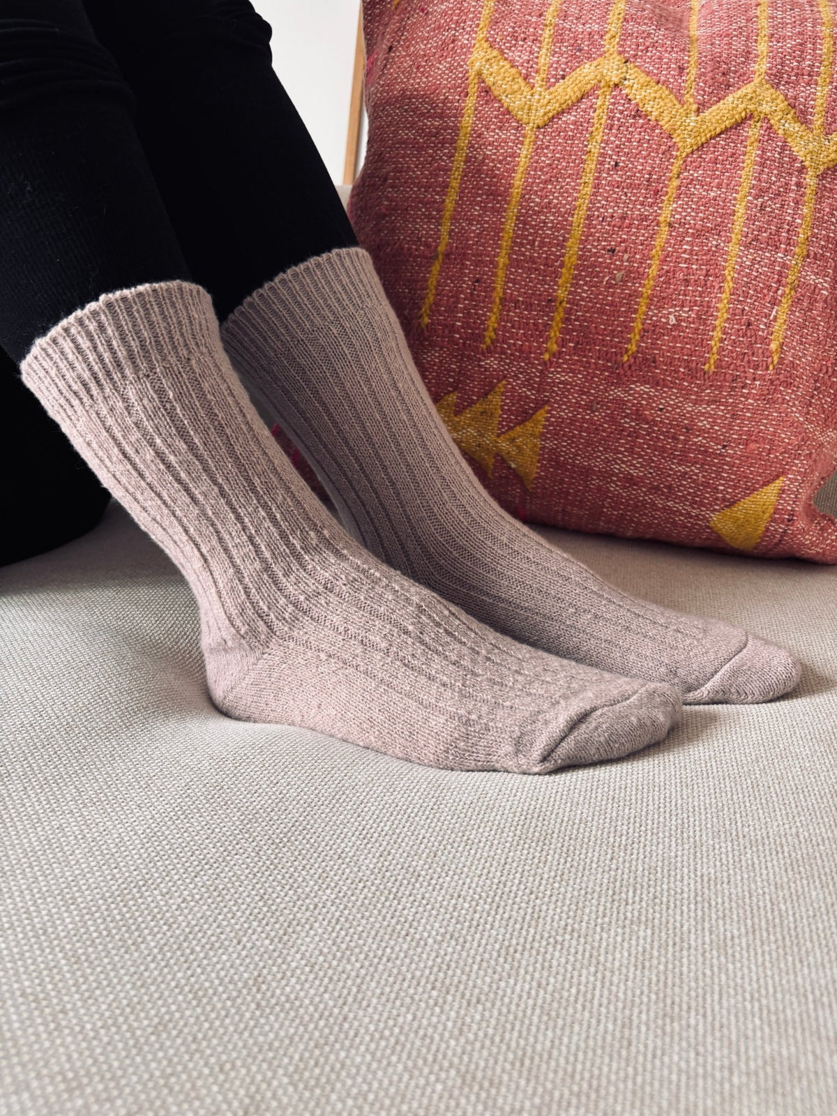 Wollsocken 'SOLA' - Mint
