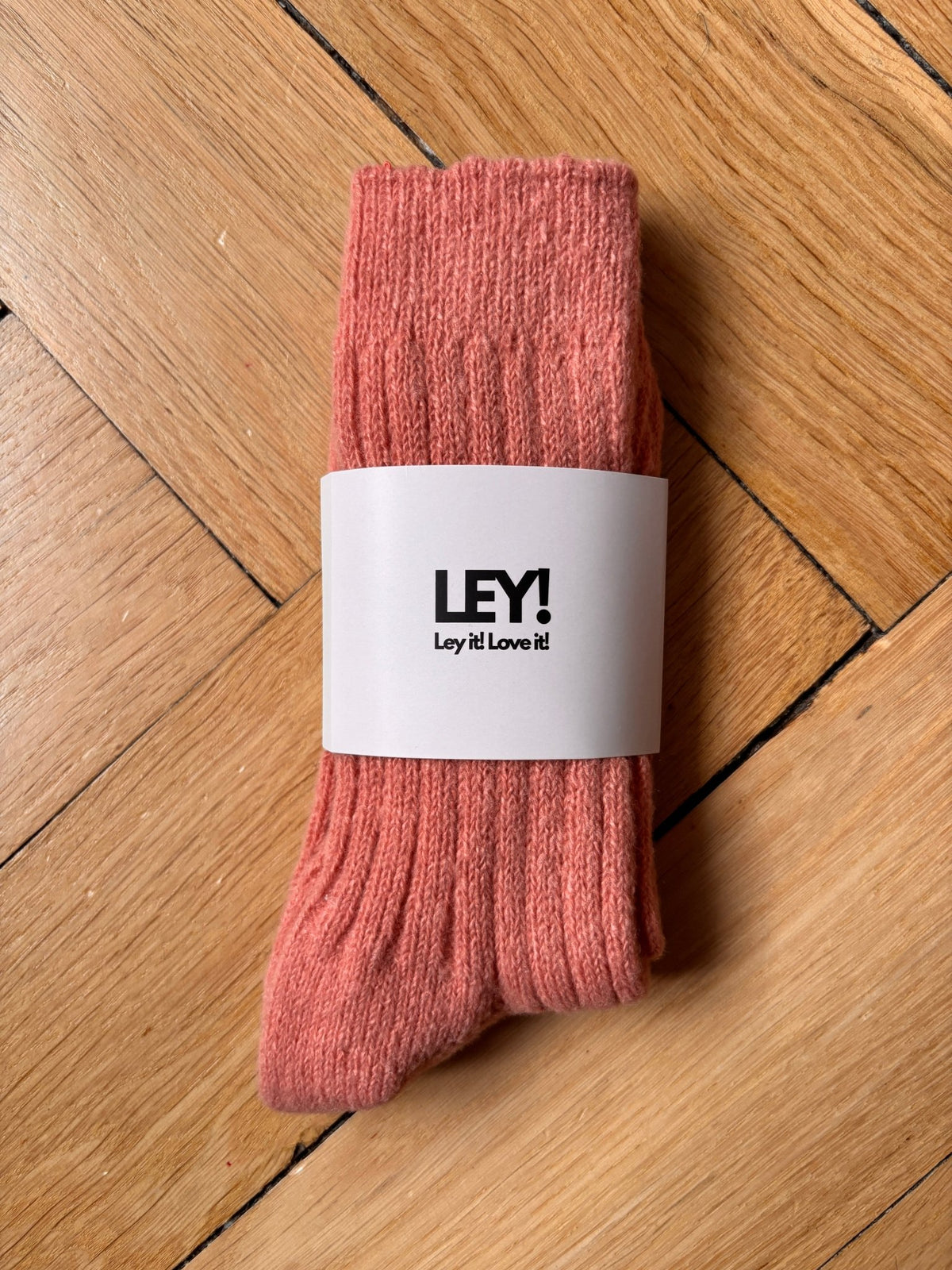 Wollsocken 'SOLA' - Terracotta