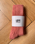 Wollsocken 'SOLA' - Terracotta