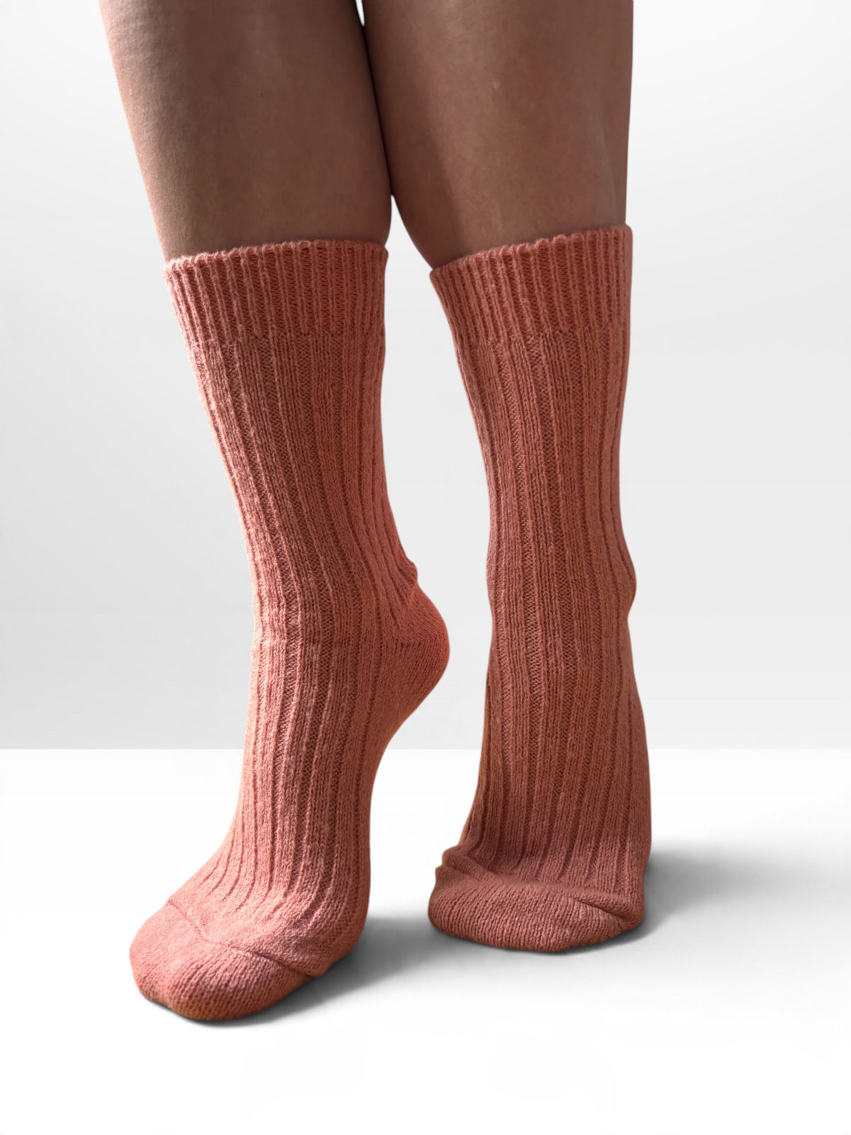 Wollsocken 'SOLA' - Terracotta