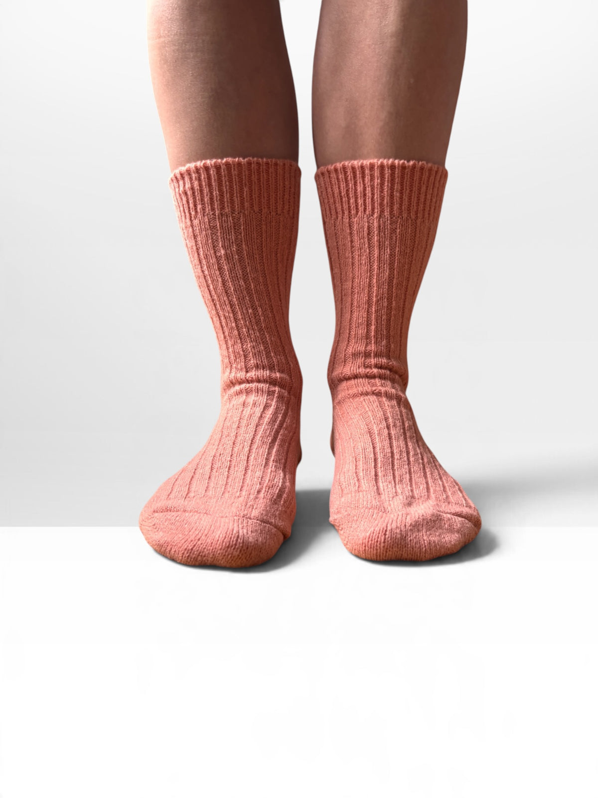 Wollsocken 'SOLA' - Terracotta