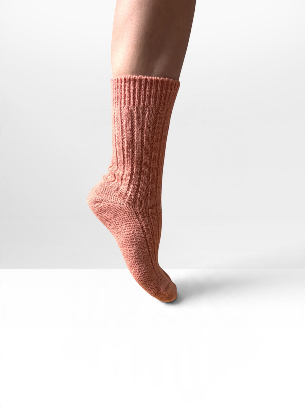 Wollsocken 'SOLA' - Terracotta