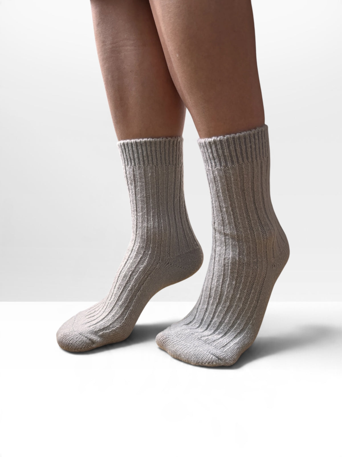 Wollsocken 'SOLA' - Grau