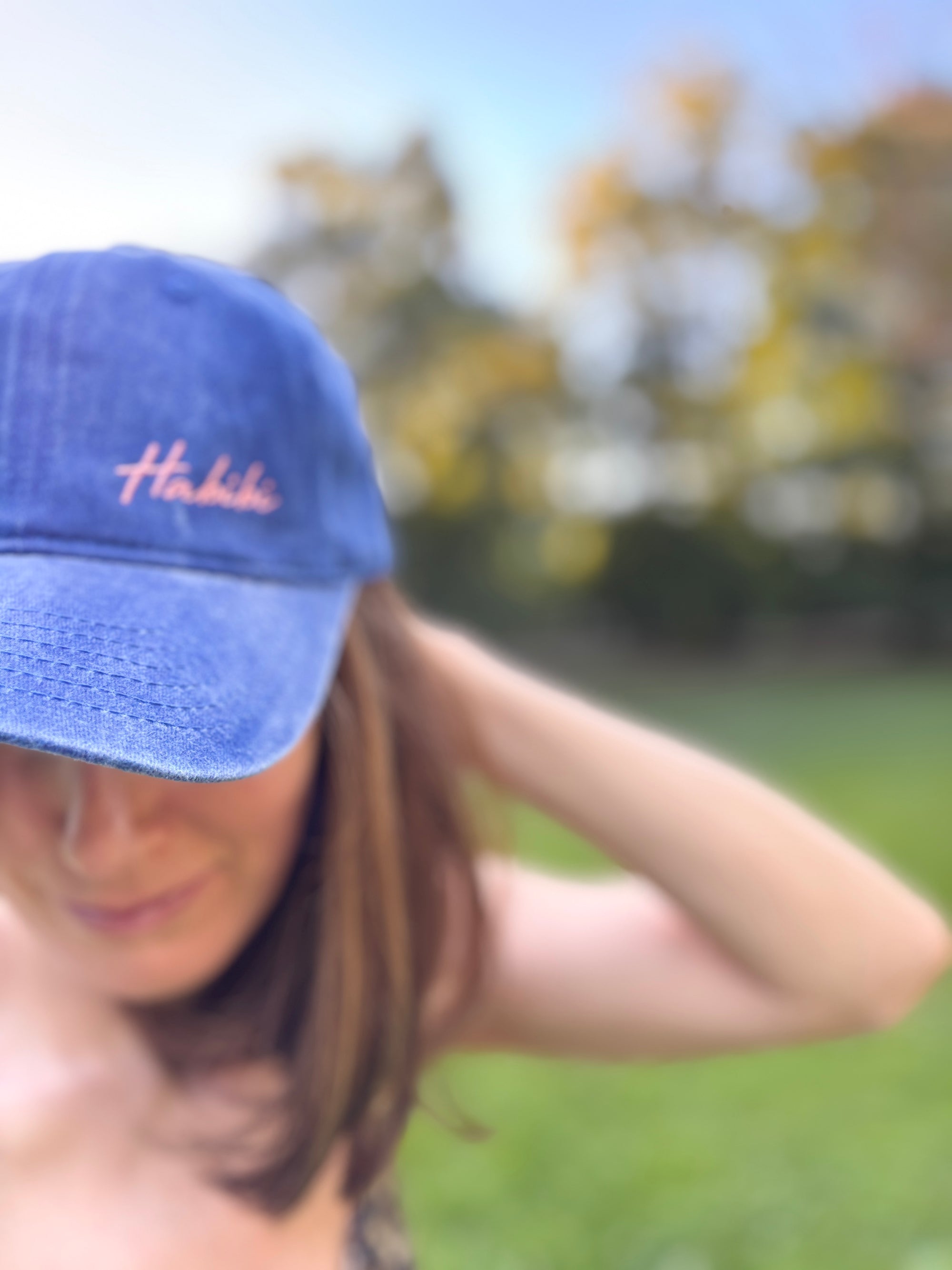 LEY! "Habibi" Cap in Blau