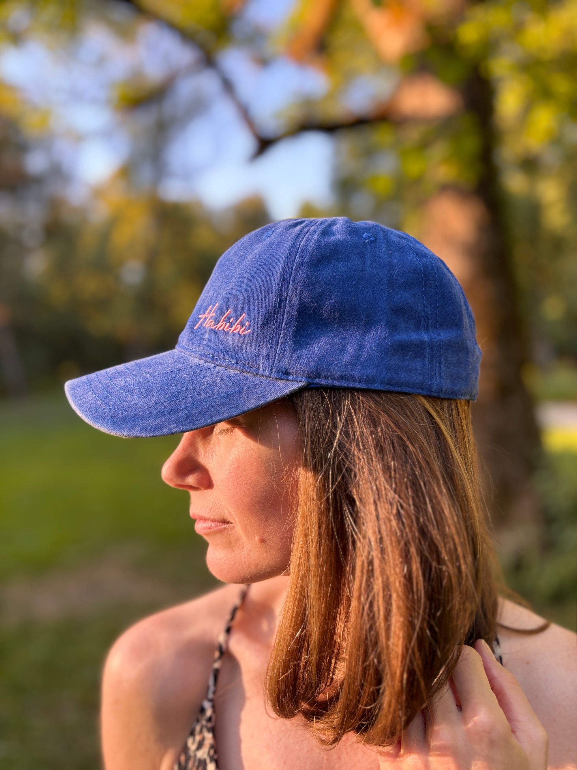 LEY! "Habibi" Cap in Blau