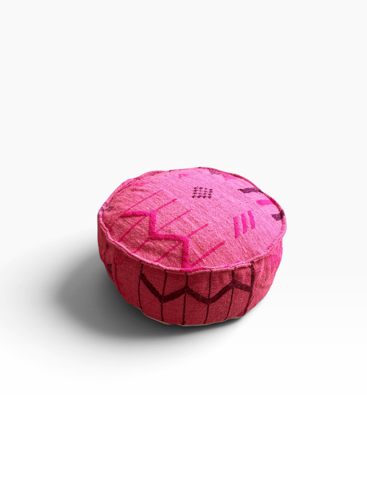 Bodenkissen - Colorful Line Round - Pink Edition