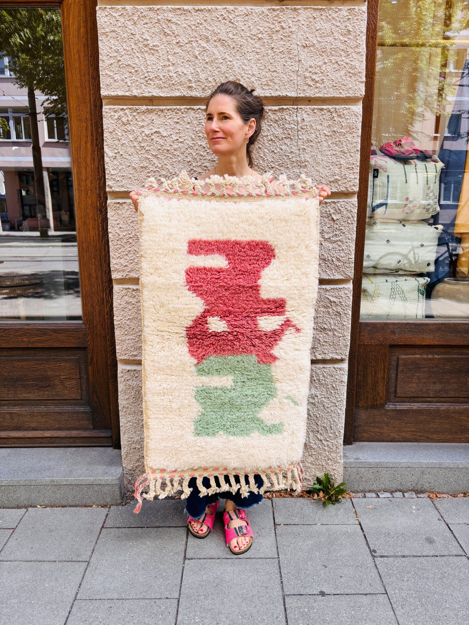 Mini Berber Teppich - Runrah - 0,60 x 1,10m