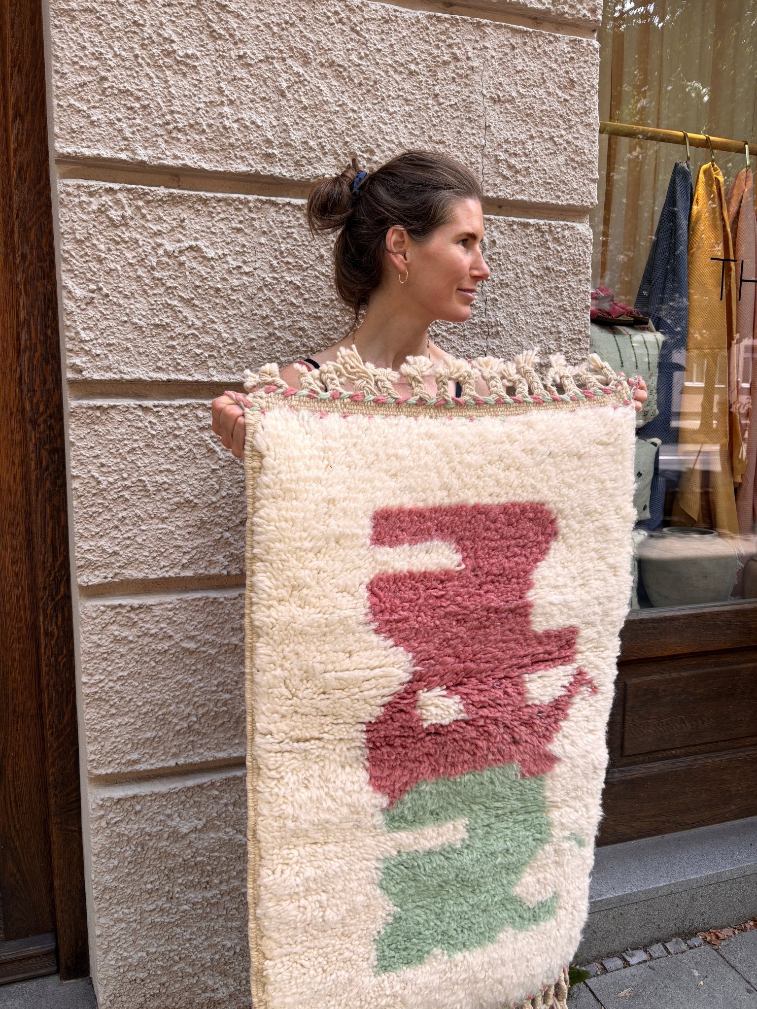 Mini Berber Teppich - Runrah - 0,60 x 1,10m