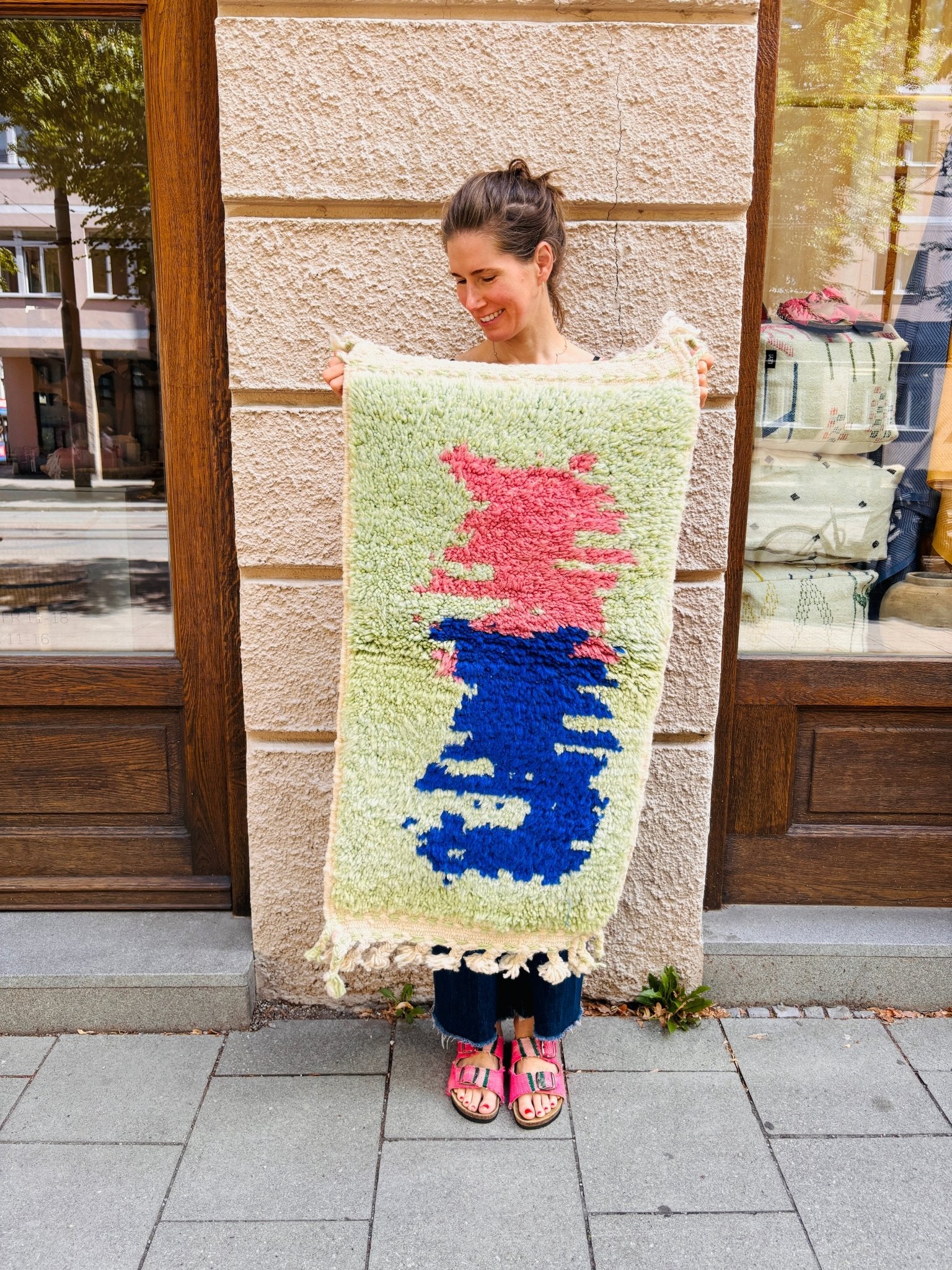 Mini Berber Teppich - Yalana - 0,60 x 1,10m