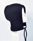 Balaclava 'Alva' aus Wolle - Schwarz