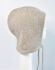 Balaclava 'Alva' aus Wolle - Beige
