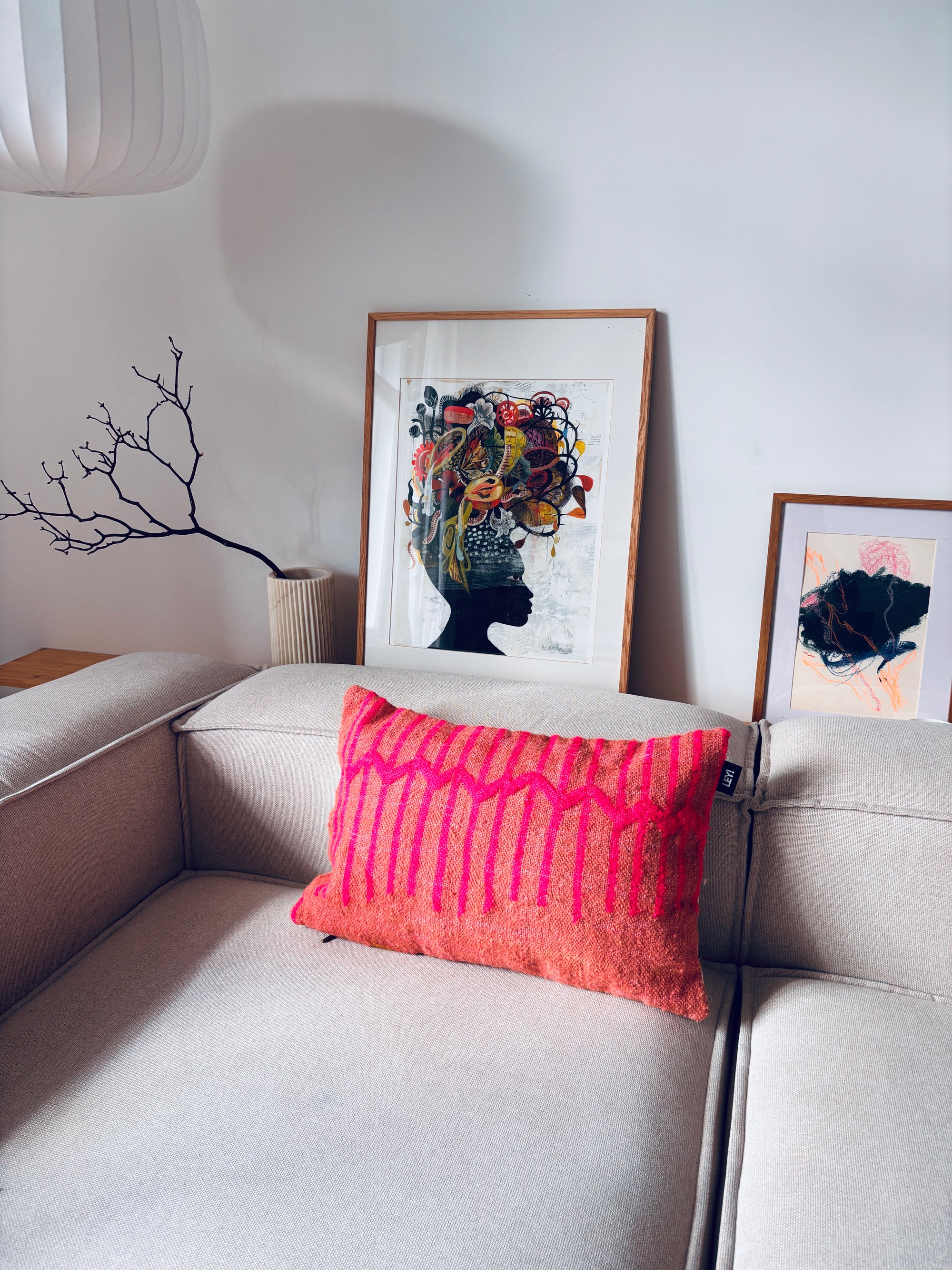 LEY! - Kissen - Colorful Line - PINK EDITION - 40 x 60