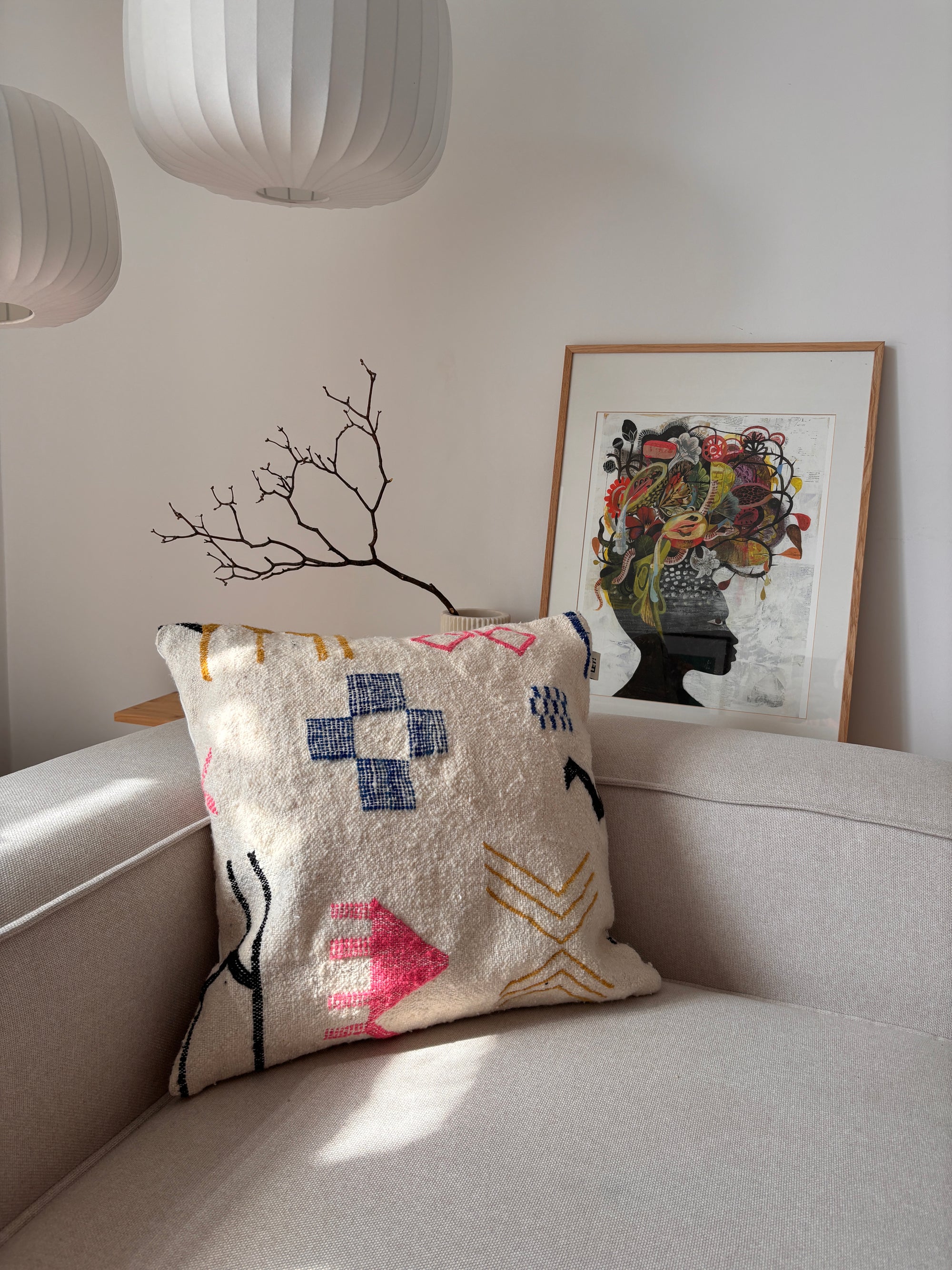 LEY! Kissen - Colorful Line - 60 x 60